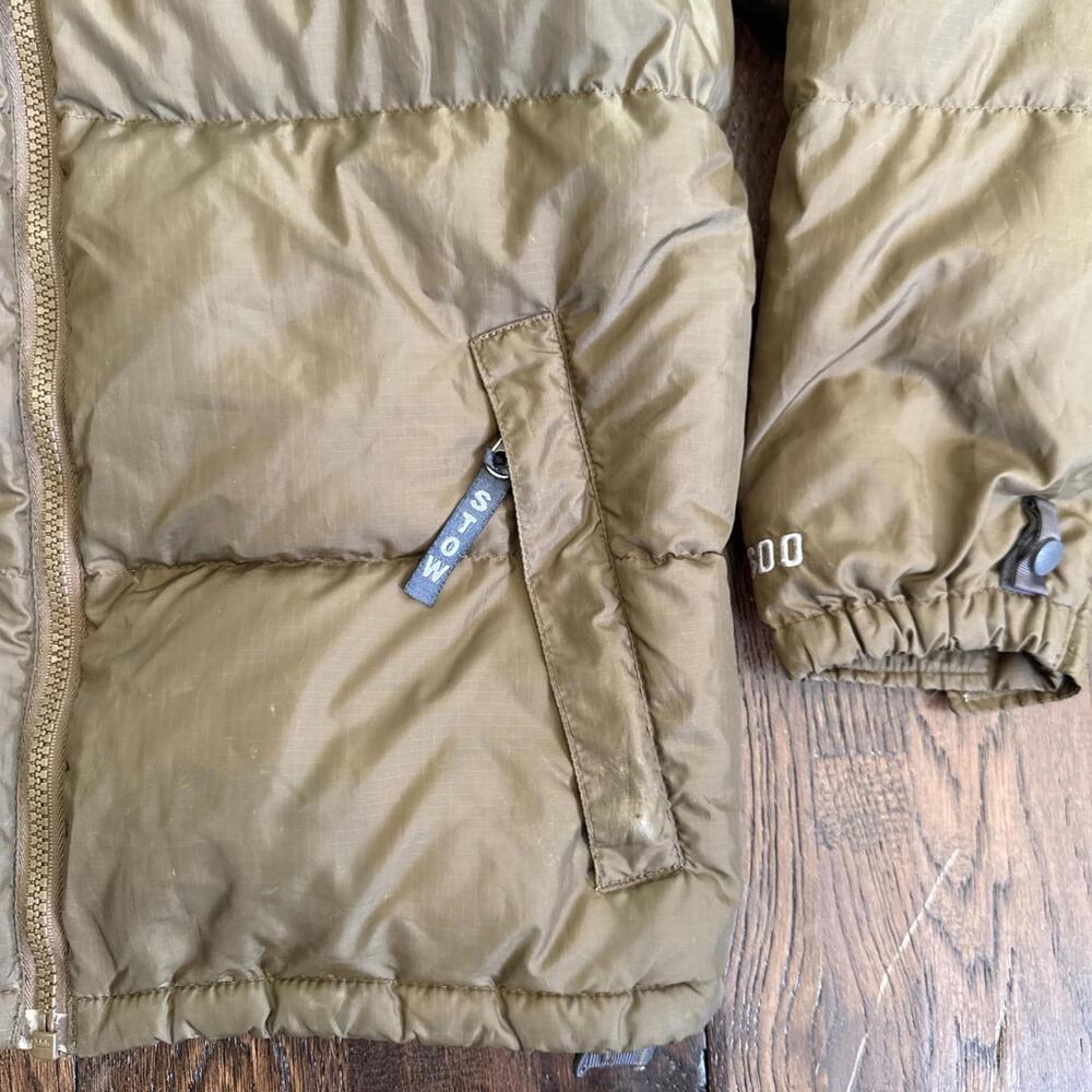 The North Face Boys 600‑Fill Down Puffer Jacket — Size Large — Brown — Excellent - Picture 3 of 9